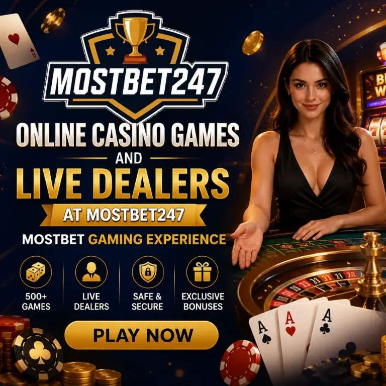 Online Casino Games and Live Dealers at mostbet247 – mostbet Gaming Experience